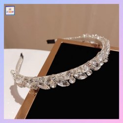 閃亮耀眼復古法式水晶仿髮箍《附送精美*紐扣絨布袋*一個 ※ 送完即止 ※》(型號：JS-HB-02)【 ※長期優惠 9折, 第二件 85折, 第三件開始一律8折※ 《包順豐運費》】