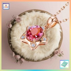 小巧精緻五角星水晶吊咀連頸鏈《附送精美*紐扣絨布袋*一個 ※ 送完即止 ※》(型號：JS-N-152)【長期優惠 9折※一次過購買兩件 85折, 一次過購買三件或以上一律8折※ 包順豐運費】