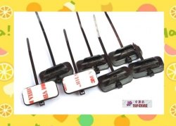 品牌JG通用3M強力粘貼剎車油線管固定過線扣座【一對價】(型號:JP-SP-0353) 郵寄加 3.7元 或用 順豐到付