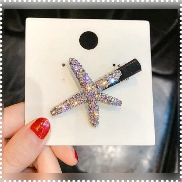 閃爍耀眼水鑽海星髪夾 (型號:JP-HA-0003) *** 全店飾物 買3送1,買5送2 *** 歡迎批發查詢 閃爍耀眼水鑽海星髪夾 (型號:JP-HA-0003) *** 全店飾物 買3送1,買5送2 *** 歡迎批發查詢