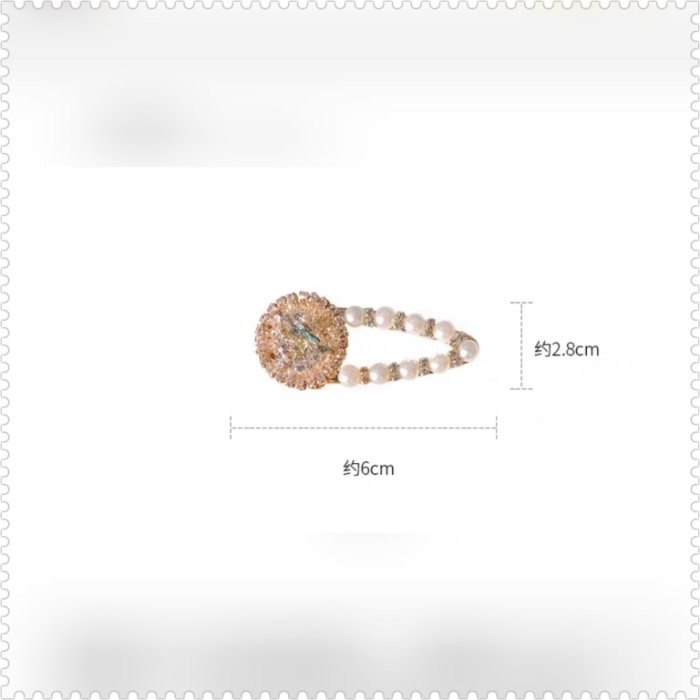 高貴閃爍珍珠香檳色水鑽髪夾 (型號:JP-HA-0004) *** 全店飾物 買3送1,買5送2 *** 歡迎批發查詢 高貴閃爍珍珠香檳色水鑽髪夾 (型號:JP-HA-0004) *** 全店飾物 買3送1,買5送2 *** 歡迎批發查詢