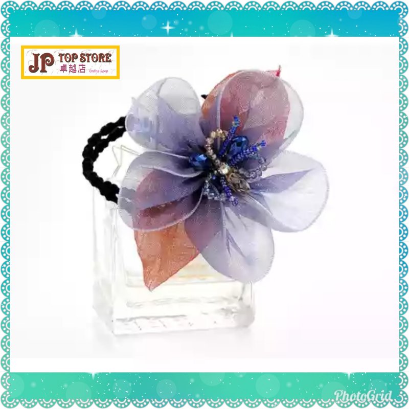俏麗絲花馬尾橡皮圈 (型號:JP-HA-H1) 郵寄加 3.7元 俏麗絲花馬尾橡皮圈 (型號:JP-HA-H1) 郵寄加 3.7元