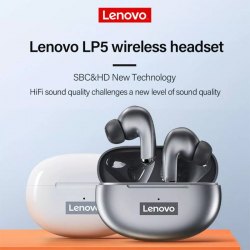 Lenovo LP5 Wireless Noise Cancellation Wateroof Sports In-ear Earbuds 藍芽耳機