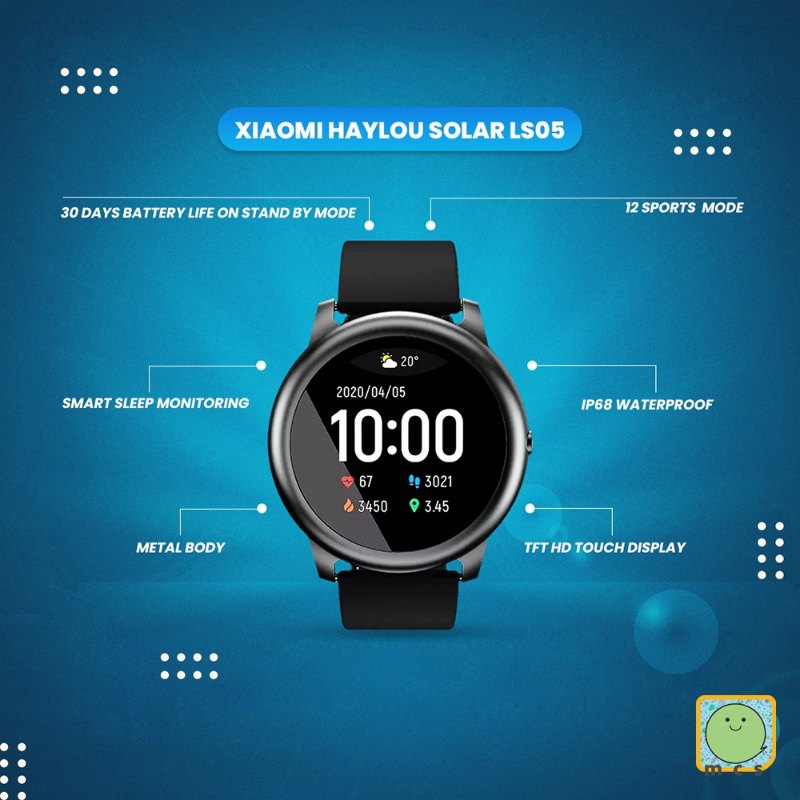 Xiaomi Haylou Solar LS05 Smart Watch 智能手錶國際版