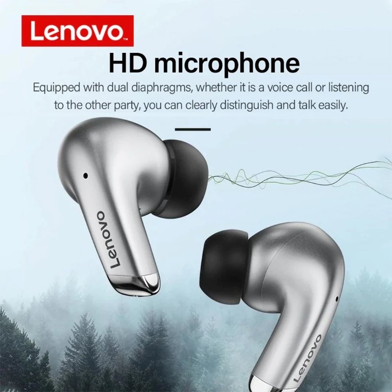 Lenovo LP5 Wireless Noise Cancellation Wateroof Sports In-ear Earbuds 藍芽耳機