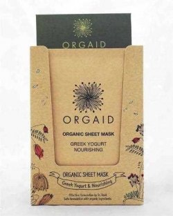 美國 Orgaid Organic Sheet Mask有機⾯膜系列 - 營養修護的Greek Yogurt(Nourishing)有機希臘乳酪營養⾯膜