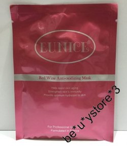 法國EUNICE 紅酒精華抗氧面膜紙 Red Wina Anti-oxidizing Mask 50G