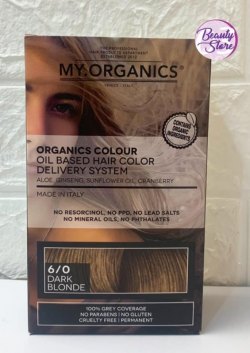 意大利 My.Organics 染髮產品（6/0 黑金 )