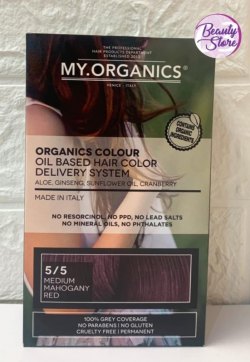 意大利 My. Organics 染髮產品（5/5暗棕紅色 )