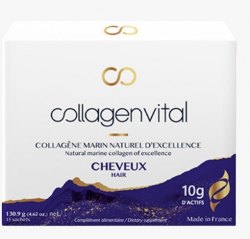 法國 Vita Recherche Collagen Vital Hair  Nail 膠原蛋白肽系列 ~ 生髮強甲配方
