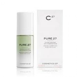法國 Cosmetics 27 Pure 27 Blemish Correcting Purifying Fluid  積雪草細胞勁能袪紅降瑕疵精華 30ml