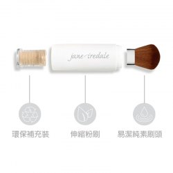 美國 Jane Iredale 【防曬粉 SPF30 補充粉(2樽) 連掃】即贈 伸縮防曬掃 x1