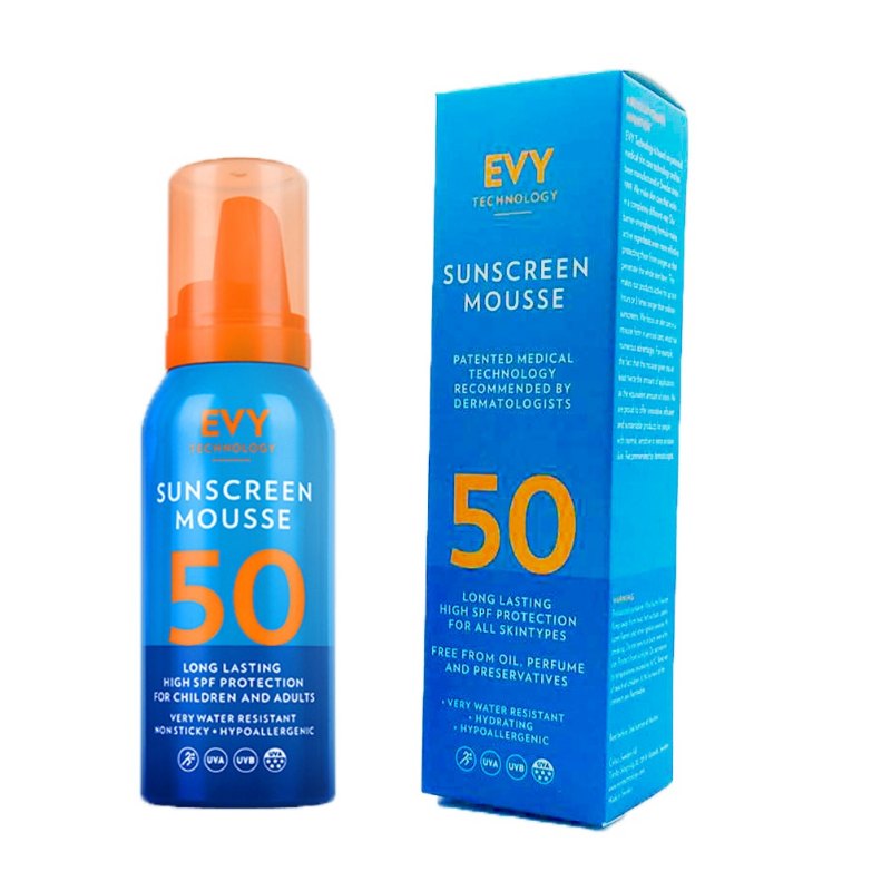 瑞典 Evy Daily UV Face Mousse 防曬乳霜防曬慕斯 SPF50 100ml 瑞典 Evy Daily UV Face Mousse 防曬乳霜防曬慕斯 SPF50 100ml