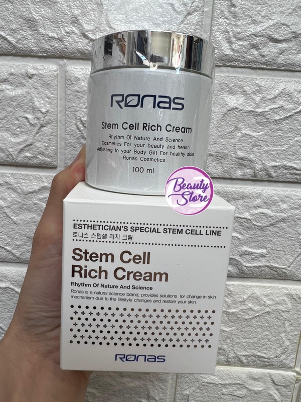 韓國 Ronas 幹細胞滋潤霜 Stem Cell Rich Cream 100ML 韓國 Ronas 幹細胞滋潤霜 Stem Cell Rich Cream 100ML