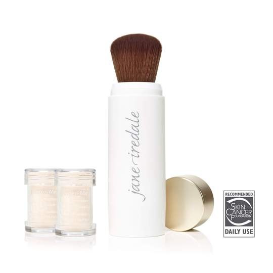 美國 Jane Iredale 防曬粉SPF30 補充粉掃 色號: Transulcent (1支伸縮掃+2瓶補充裝防曬粉, 2x2.5g) 美國 Jane Iredale 防曬粉SPF30 補充粉掃 色號: Transulcent (1支伸縮掃+2瓶補充裝防曬粉, 2x2.5g)