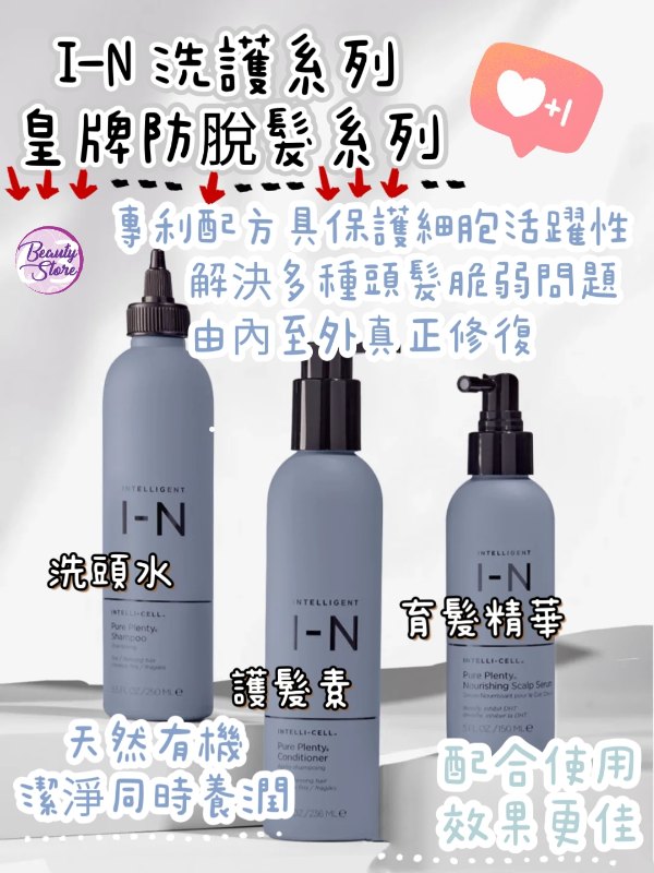 美國 Intelligent Nutrients Pure Plenty Shampoo 有機防脫髮去角質洗髮水 250ml