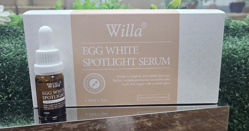 德國 Willa 聚光亮點透白精華 Egg White Spotlight Serum (10ml x 5支)