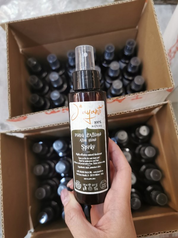 意大利 Jayanti Alum Stone Spray 天然抗菌抑味噴霧 100ml 意大利 Jayanti Alum Stone Spray 天然抗菌抑味噴霧 100ml
