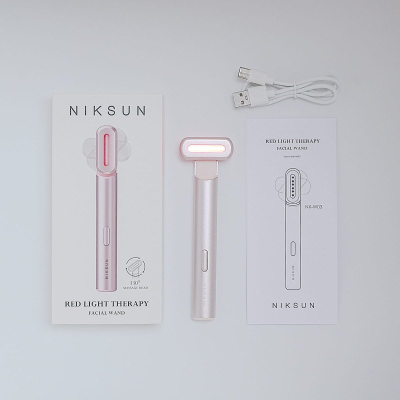 NIKSUN 紅光療法美顏儀 Red Light Therapy Facial Wand