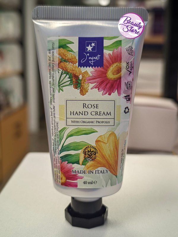意大利 Jayanti 玫瑰蜂膠護手霜 Rose Hand Cream 40ml 意大利 Jayanti 玫瑰蜂膠護手霜 Rose Hand Cream 40ml