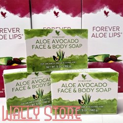 FOREVER LIVING Aloe Avocado Face  Body Soap 永恆蘆薈牛油果潔面及沐浴皂 番梘