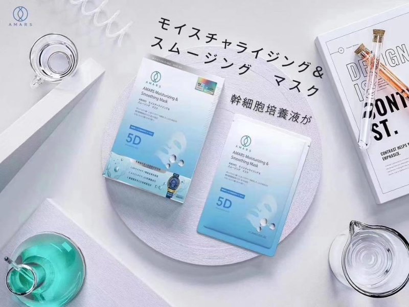 日本 Amars 人體幹細胞清肽面膜 5D mask 5片 日本 Amars 人體幹細胞清肽面膜 5D mask 5片