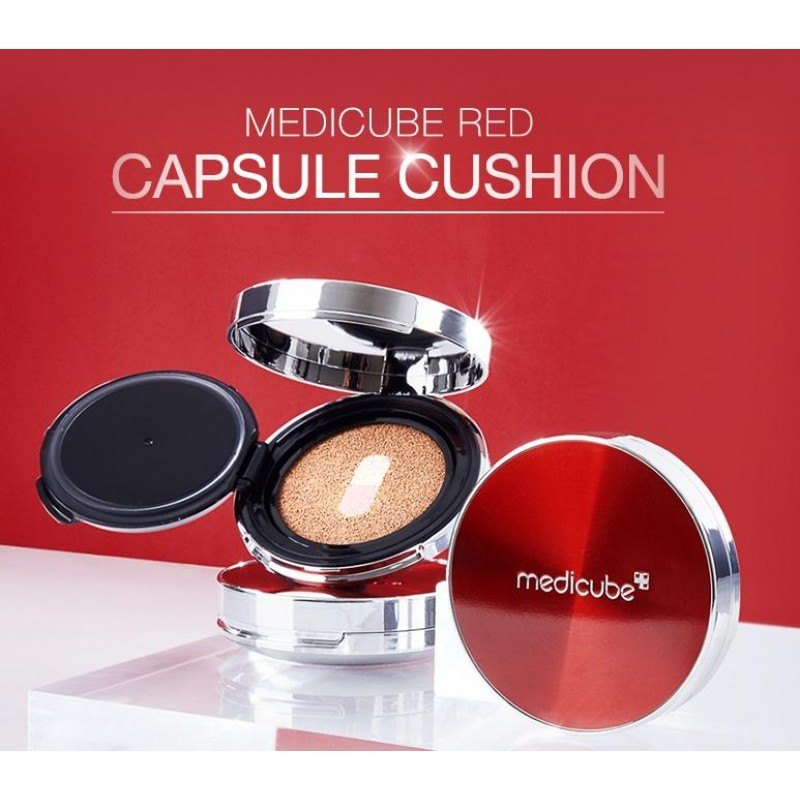 Medicube 紅色膠囊氣墊粉底 Red Capsule Cushion (23 自然色) Medicube 紅色膠囊氣墊粉底 Red Capsule Cushion (23 自然色)