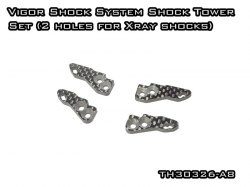 Vigor Shock System Shock Tower Set (2 holes for Xray shocks)