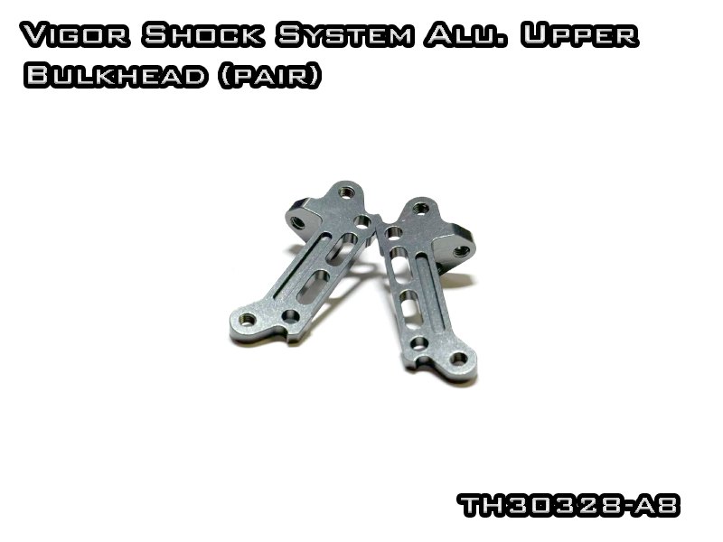 Vigor Shock System Alu. Upper Bulkhead (pair)
