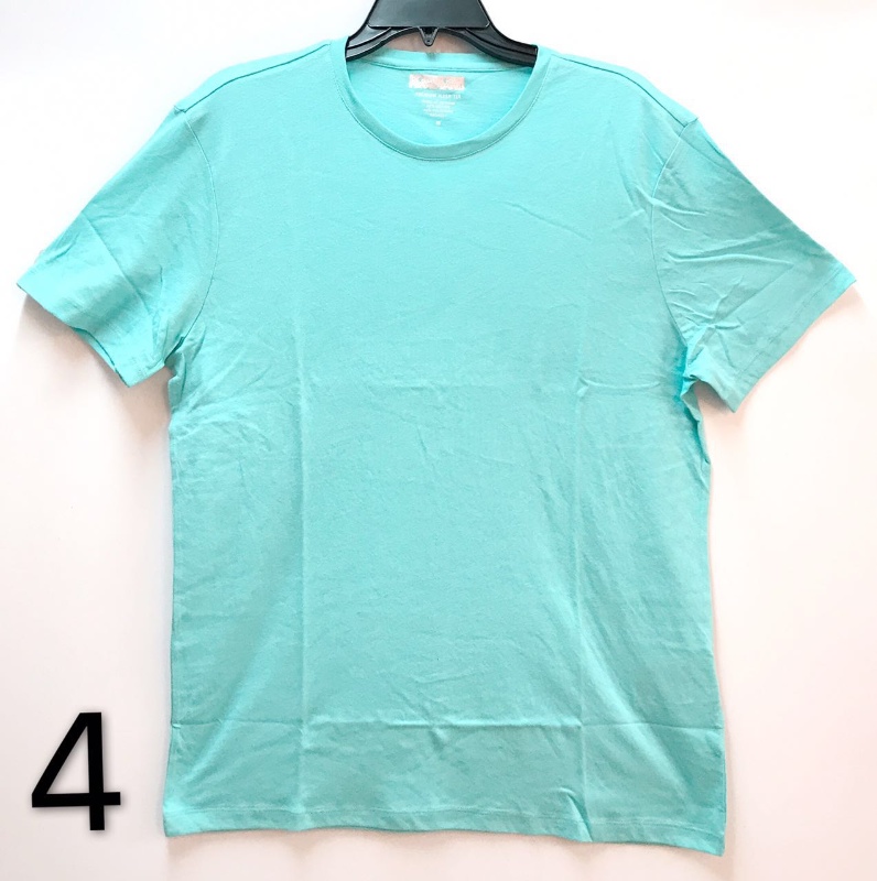 優質洗圓領T恤——淺綠色