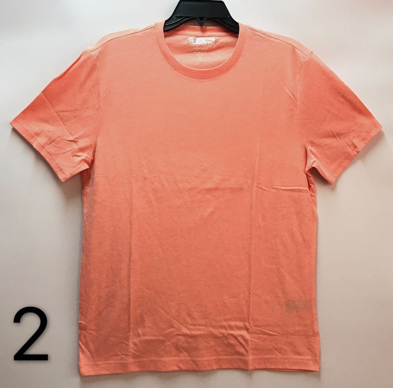 優質洗圓領T恤——桃色