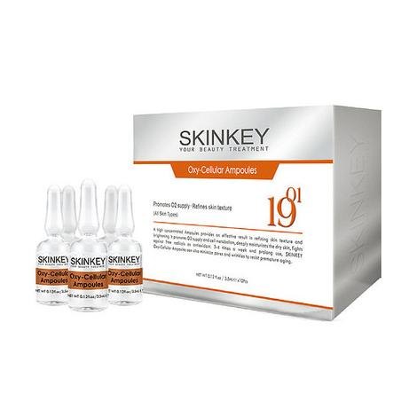 Skinkey 1901 膠原蛋白細胞注氧彈力原液 (10*3.5ml) Skinkey 1901 膠原蛋白細胞注氧彈力原液 (10*3.5ml)