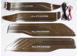 15~22 Alphard 30系LED不鏽鋼門檻 (現貨)