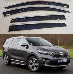 15 ~ 20 Sorento 原廠款不銹鋼邊雨擋 (現貨)