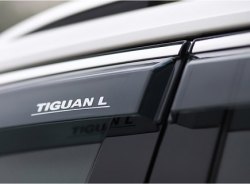 18 Tiguan Allspace 7座 原廠款不銹鋼邊雨擋 (現貨)